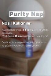 Purity Nap Lavanta Uyku ve Yastık Spreyi, Sleep and Pillow Spray, Doğal Melatonin Aromaterapi Sprey 100 ml - 6