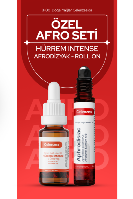 Hürrem Intense ve Afrodizyak Özel Set Saf %100 Doğal Bakım Yağı Vazgeçilmezlik 2x 10ml - 1