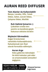 Lavanta Çubuklu Oda Kokusu Bambu Kokusu Kare Şişe Lavender Reed Diffuser 100ml - 3