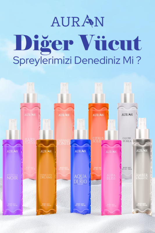 Liberian Parfümlü Kadın Vücut Spreyi Çekici ve Etkileyici Vücut Misti Body Mist Spray 150ml - 7
