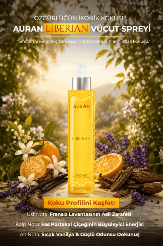 Liberian Parfümlü Kadın Vücut Spreyi Çekici ve Etkileyici Vücut Misti Body Mist Spray 150ml - 2