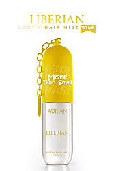 Liberian Vücut & Saç Spreyi Besleyici ve Onarıcı Saç Parfümü Anahtarlıklı Vücut Parfümü Charm Body & Hair Mist Spray 30ml - Auran