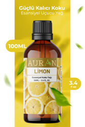 Limon Esansiyel Uçucu Koku Yağı Ortam Kokusu Doğal Yağ Sihirli Küre Hobi Esansı 100ml - 1