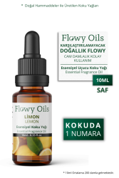 Flowy Oils Limon Saf Esansiyel Uçucu Koku Yağı Esans Buhurdanlık Yağı Difüzör Esansı Fragrance Oil 10ml - Flowy Oils