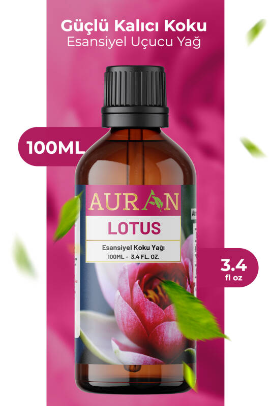Lotus Esansiyel Uçucu Koku Yağı Ortam Kokusu Doğal Yağ Sihirli Küre Hobi Esansı 100ml - 1
