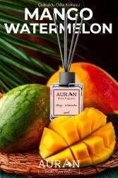 Mango & Karpuz Çubuklu Oda Kokusu Bambu Kokusu Kare Şişe Mango & Watermelon Reed Diffuser 100ml - 10