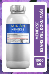Auran Menekşe Esansiyel Uçucu Yağ Esans Koku Yağı Hobi Esans Mum Sabun Oda Kokusu 1000ml - 1
