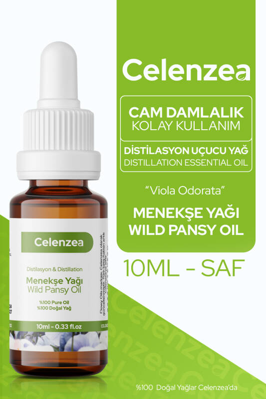 Flowy Oils Menekşe Yağı %100 Doğal Bitkisel Uçucu Yağ Wild Pansy Oil 10ml - 1