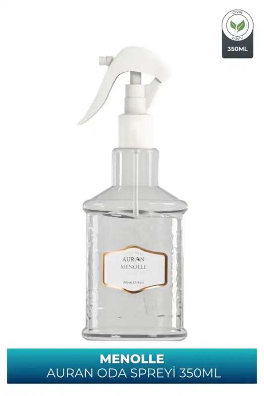 Menolle Parfümlü Oda ve Çamaşır Spreyi Ortam ve Kumaş Kokusu Premium Room Spray 350ml - AURAN