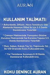 Auran Misk Adaçayı Esansiyel Uçucu Yağ Esans Koku Yağı Hobi Esans Mum Sabun Oda Kokusu 1000ml - 6