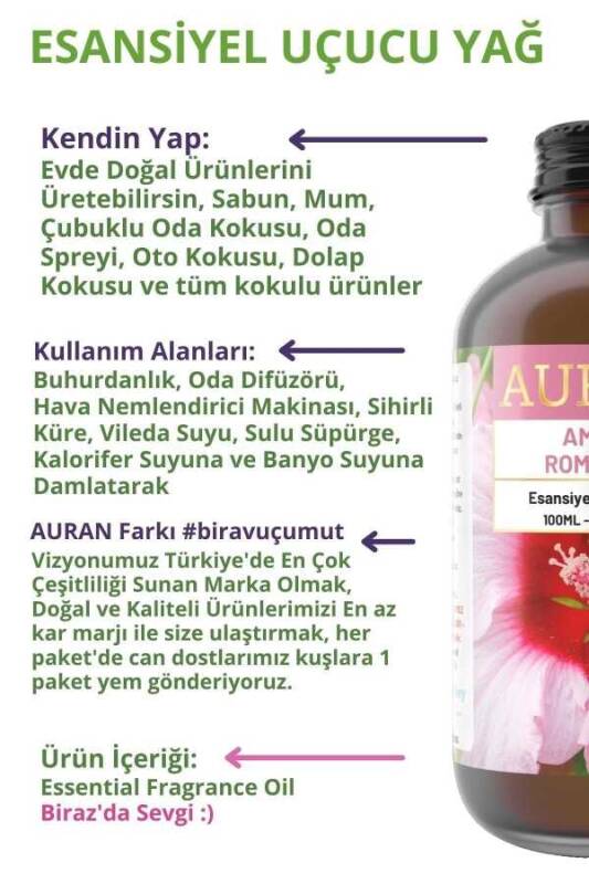 Misk Kokusu Esansiyel Uçucu Koku Yağı Difüzör Esansı Buhurdanlık Yağı Aromaterapi Yağı 100ml - 4