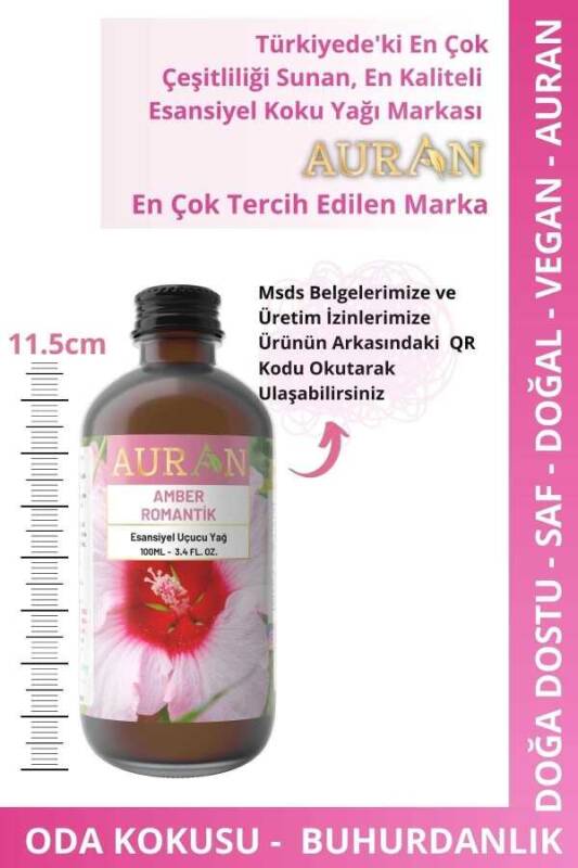 Misk Kokusu Esansiyel Uçucu Koku Yağı Difüzör Esansı Buhurdanlık Yağı Aromaterapi Yağı 100ml - 6