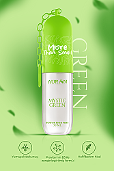 Mystic Green Vücut & Saç Spreyi Besleyici ve Onarıcı Saç Parfümü Anahtarlıklı Vücut Parfümü Charm Body & Hair Mist Spray 30ml - 4