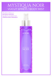 Mystiqua Noir Parfümlü Kadın Vücut Spreyi Vücut Kokusu Vücut Misti Body Mist Spray 150ml - 1