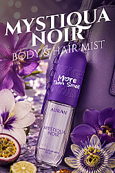 Mystiqua Noir Vücut & Saç Spreyi Besleyici ve Onarıcı Saç Parfümü Anahtarlıklı Vücut Parfümü Charm Body & Hair Mist Spray 30ml - 2