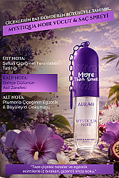 Mystiqua Noir Vücut & Saç Spreyi Besleyici ve Onarıcı Saç Parfümü Anahtarlıklı Vücut Parfümü Charm Body & Hair Mist Spray 30ml - 3
