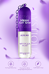 Mystiqua Noir Vücut & Saç Spreyi Besleyici ve Onarıcı Saç Parfümü Anahtarlıklı Vücut Parfümü Charm Body & Hair Mist Spray 30ml - 4