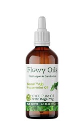 Flowy Oils Nane Yağı %100 Doğal Bitkisel Uçucu Yağ Peppermint Oil 100ml - Flowy Oils