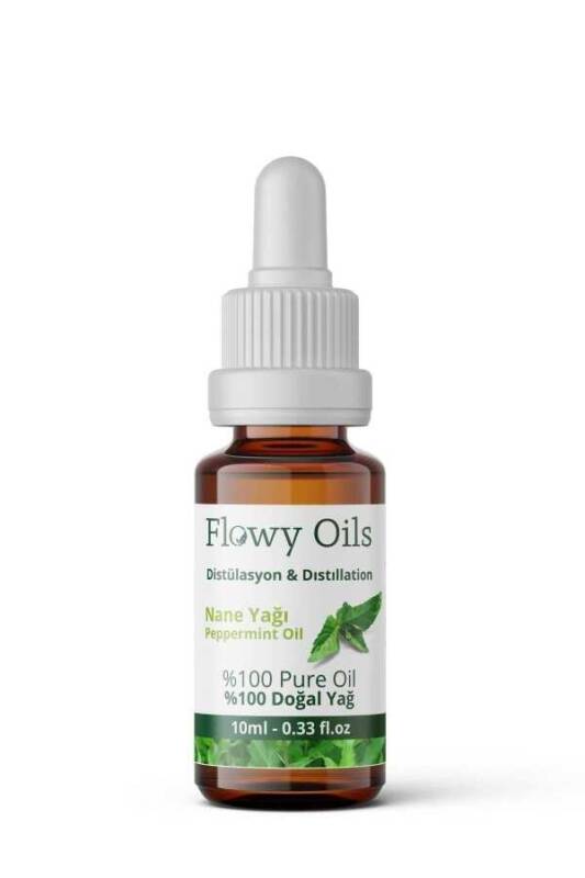 Flowy Oils Nane Yağı %100 Doğal Bitkisel Uçucu Yağ Peppermint Oil 10ml - 3