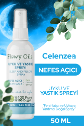 Flowy Oils Nefes Açıcı Uyku Ve Yastık Spreyi Okaliptus, Nane, Biberiye Breathable Sleep And Pıllow Spray 50 ml - 1