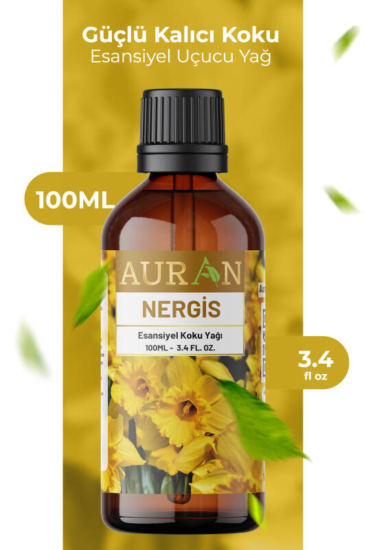Nergis Esansiyel Uçucu Koku Yağı Ortam Kokusu Doğal Yağ Sihirli Küre Hobi Esansı 100ml - 1