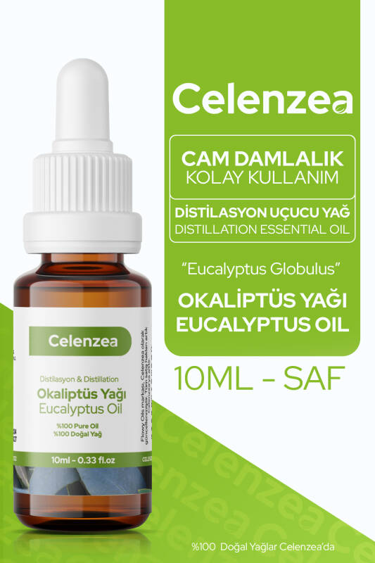 Flowy Oils Okaliptüs Yağı %100 Doğal Bitkisel Uçucu Yağ Eucalyptus Oil 10ml - 1