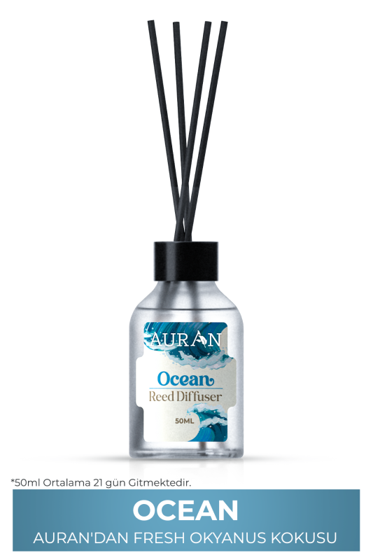 Okyanus Çubuklu Oda Kokusu Bambu Kokusu Ocean Reed Diffuser 50ml - 1