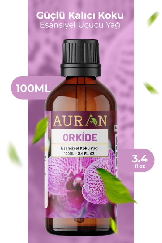 Orkide Esansiyel Uçucu Koku Yağı Difüzör Esansı Buhurdanlık Yağı Aromaterapi Yağı 100ml - 1