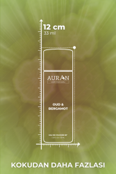 Oud & Bergamot Cam Şişe 80 Derece Kolonya Premium Eau de Cologne 33ml - 7