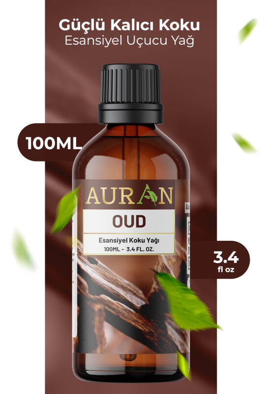 Oud Esansiyel Uçucu Koku Yağı Ortam Kokusu Doğal Yağ Sihirli Küre Hobi Esansı 100ml - 1