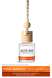 Pink Mango Oto Kokusu İp Askılı Araç Kokusu Uzun Süre Kalıcı Mango Araba Kokusu 8ml - AURAN