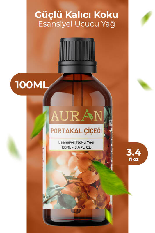 Portakal Çiçeği Esansiyel Uçucu Koku Yağı Ortam Kokusu Doğal Yağ Sihirli Küre Hobi Esansı 100ml - 1