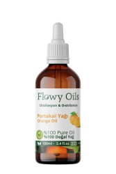 Flowy Oils Portakal Yağı %100 Doğal Bitkisel Uçucu Yağ Orange Oil 100ml - Flowy Oils