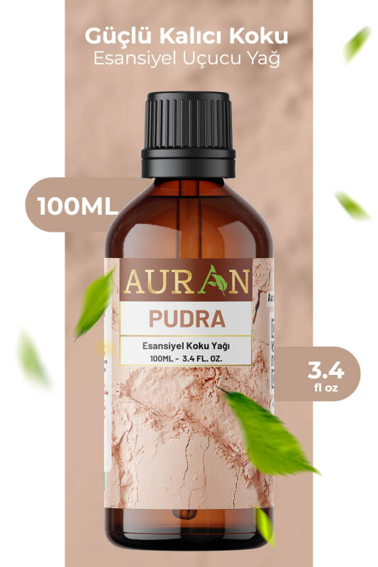 Pudra Esansiyel Uçucu Koku Yağı Difüzör Esansı Buhurdanlık Yağı Aromaterapi Yağı 100ml - 1