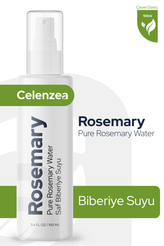 Saf Biberiye Suyu Hızlı Saç Uzatma & Dökülme Karşıtı %100 Saf Doğal Rosemary Water 100ml - 1