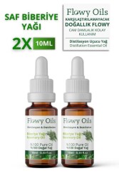 Flowy Oils Saf Biberiye Yağı 2'li Set %100 Doğal Bitkisel Uçucu Yağ Rosemary Oil 10ml - Flowy Oils
