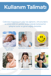 Saf Magnezyum Yağı Rollon Doğal Bitkisel Masaj Yağı Magnesium Oil Rollon 50ml - 8