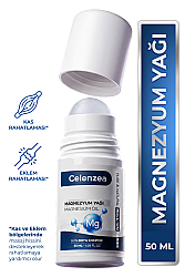 Magnezyum Yağı Kas ve Eklem Bakımı İçin Etkili Roll-On Doğal Magnezyum Klorür Magnesium Oil 50ml - Celenzea