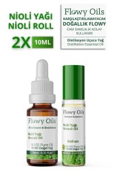 Flowy Oils Saf Niaouli Yağı 2'li Set %100 Doğal Bitkisel Uçucu Yağ Niaouli Oil 10ml - Flowy Oils