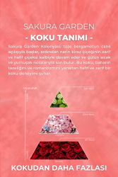 Sakura Garden Cam Şişe 80 Derece Kolonya Premium Eau de Cologne 33ml - 5
