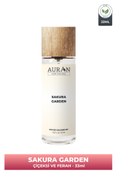 Sakura Garden Cam Şişe 80 Derece Kolonya Premium Eau de Cologne 33ml - 1