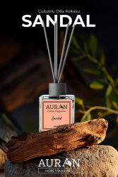 Sandal Ağacı Çubuklu Oda Kokusu Bambu Kokusu Kare Şişe Sandal Wood Reed Diffuser 100ml - 10