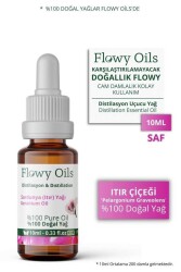 Flowy Oils Sardunya (ıtır Çiçeği) Yağı %100 Doğal Bitkisel Uçucu Yağ Geranium Oil 10ml - 1
