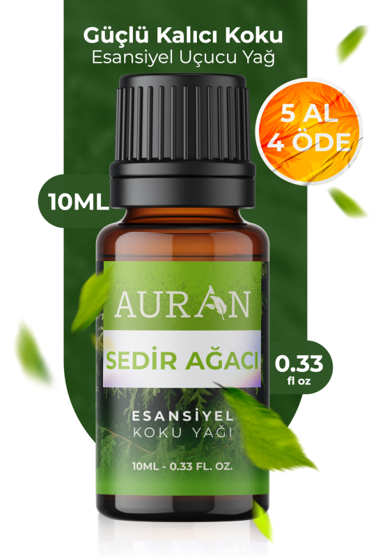 Sedir Ağacı Esansiyel Uçucu Koku Yağı Ortam Kokusu Doğal Yağ Sihirli Küre Hobi Esansı 10ml - 1