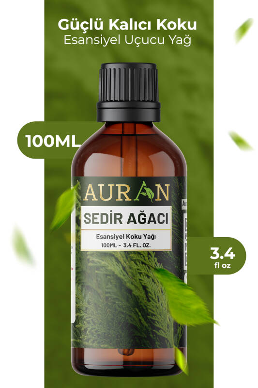 Sedir Ağacı Esansiyel Uçucu Koku Yağı Difüzör Esansı Buhurdanlık Yağı Aromaterapi Yağı 100ml - 1