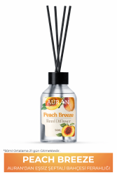 Şeftali Esintisi Çubuklu Oda Kokusu Bambu Kokusu Peach Breeze Reed Diffuser 50ml - Auran