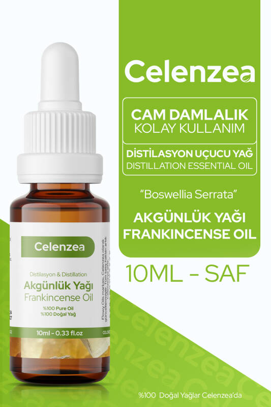 Flowy Oils Sığla Günlük Yağı %100 Doğal Bitkisel Uçucu Yağ Akgünlük Yağı Frankincense Oil 10ml - 1