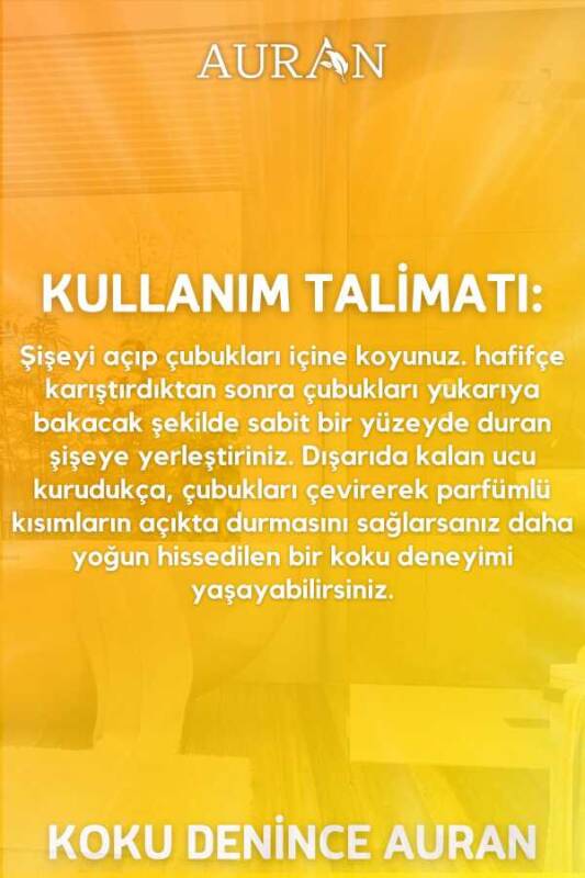 Bahar Esintisi Çubuklu Oda Kokusu Bambu Kokusu Kare Şişe Spring Breeze Reed Diffuser 100ml - 8