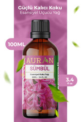 Auran Sümbül Saf Esansiyel Uçucu Yağ Buhurdanlık Yağ Difüzör Esansı Aromaterapi Ortam Küre Koku Yağı100ml - 1
