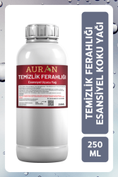 Auran Temizlik Ferahlığı Esansiyel Uçucu Yağ Esans Koku Yağı Hobi Esans Mum Sabun Oda Kokusu 250ml - Auran Handmade